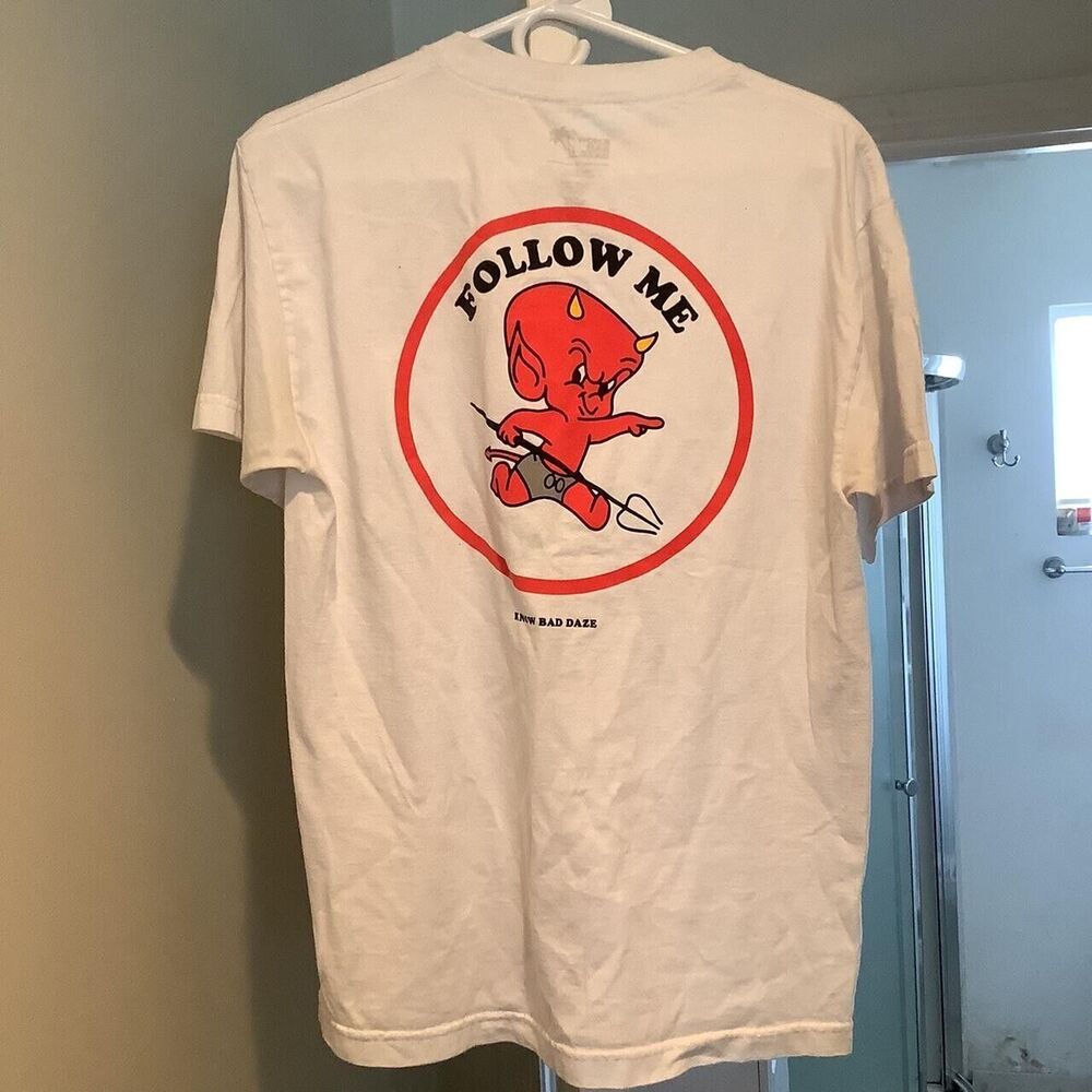 Know bad daze size medium m tee T-shirt graphic screenprint